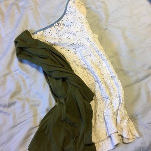 RARE Boutique Lace 3/4 Sleeve Shirt